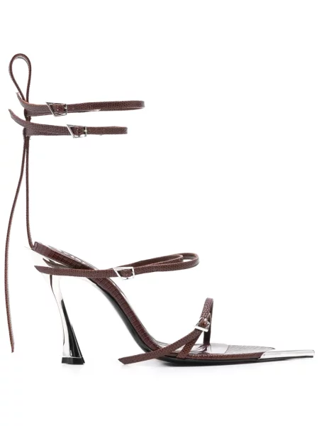 Sandale Mugler maro