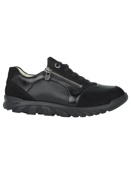 Sneakersy Ganter skórzane czarne