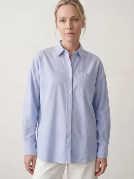 ARMIE Halenka The Johanne Oxford Shirt světlemodrá