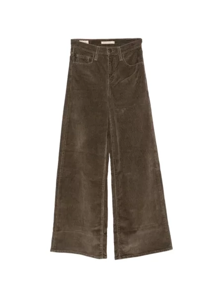 Blugi cu picior larg Levi's® de catifea cord maro