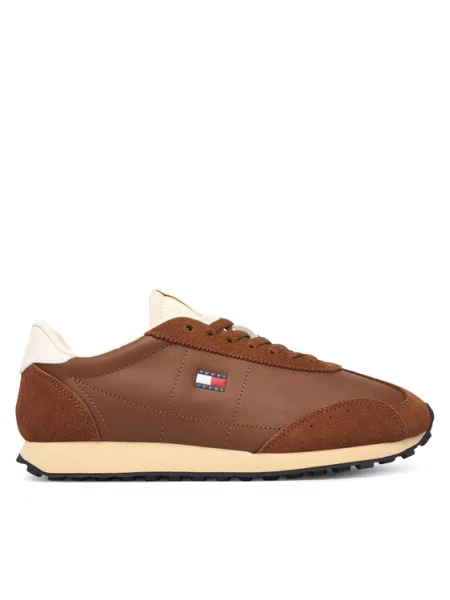 Sneakers Tommy Jeans Retro Runner Archive Ltr maro