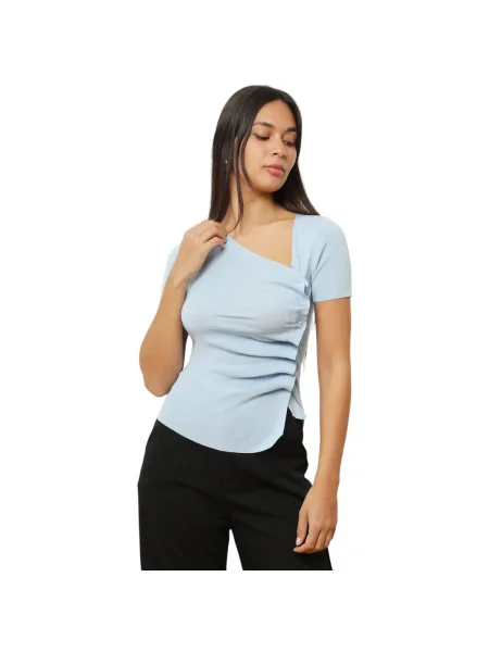 Top La Modeuse albastru