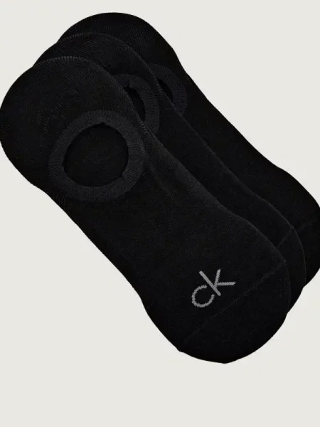 Calvin Klein Șosete/tălpici 3 pack negru