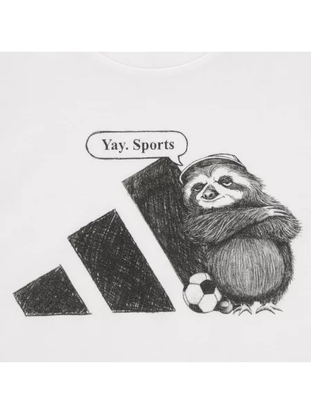 Sportska majica Adidas bijela
