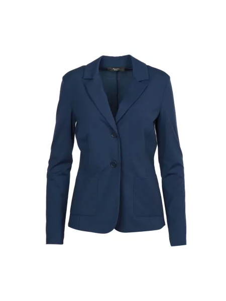 Marynarka Weekend Max Mara biznesowa niebieska