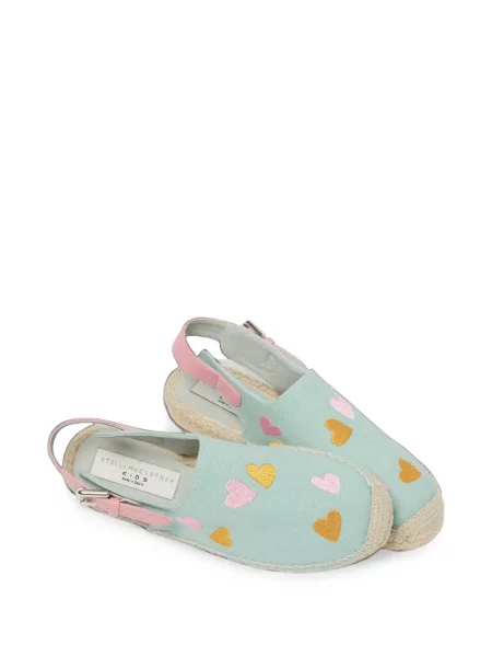 Espadryle dziecięce Stella Mccartney niebieskie