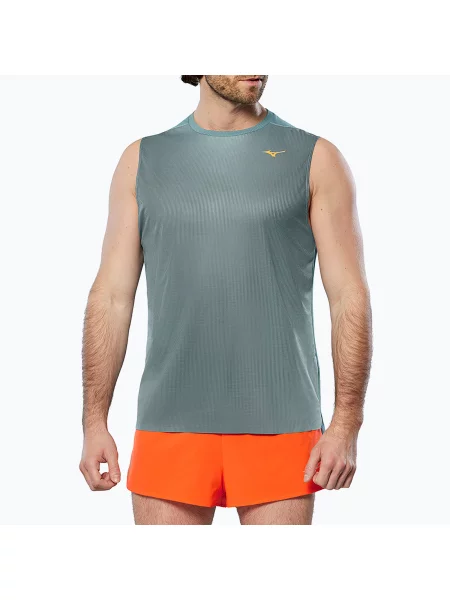 Бягане тениска Mizuno сиво