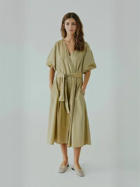 NORR Rochie Lesta bej