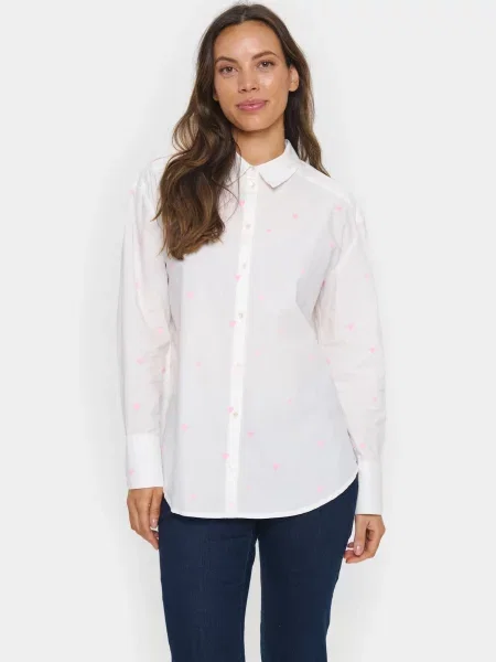 SAINT TROPEZ Bluza Dianne roza bela