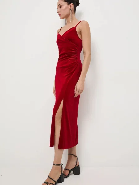 Сукня Medicine midi облягаюче червоний