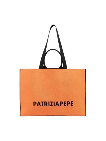 Patrizia Pepe torebka tote pomarańczowa