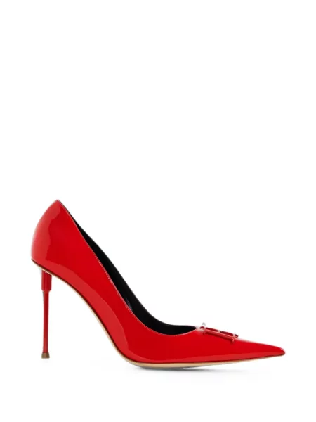 Pantofi cu toc Elisabetta Franchi din piele roșu