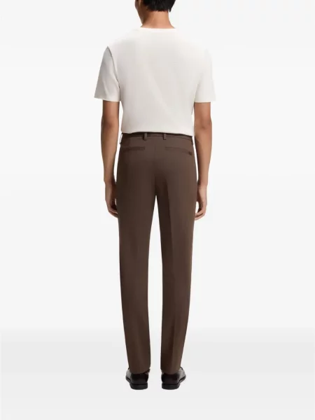 Pantaloni Boss stretch maro