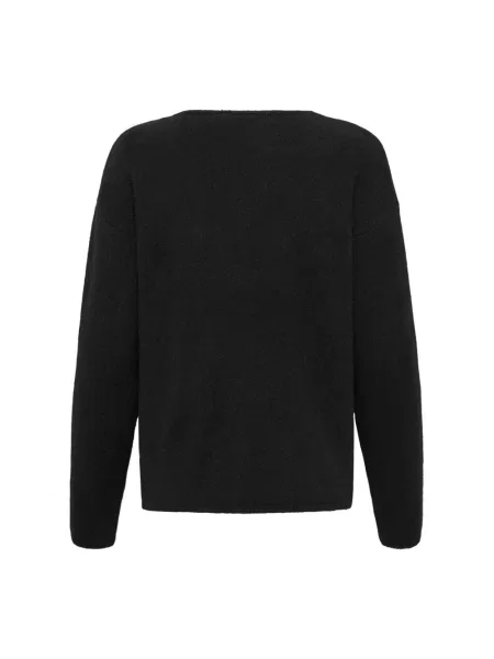 Dzianinowy sweter Ichi czarny
