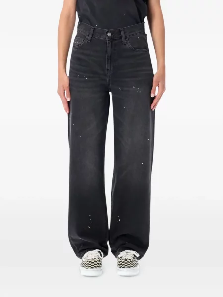 Blugi drepți Carhartt Wip gri