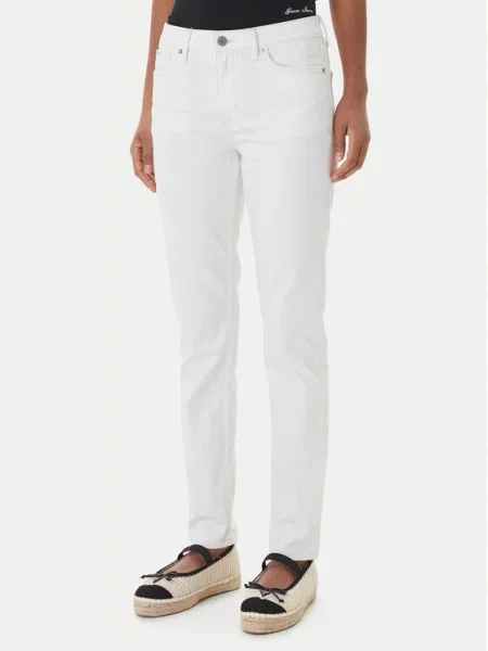 Guess Jeans Jeansy Skinny Fit biały