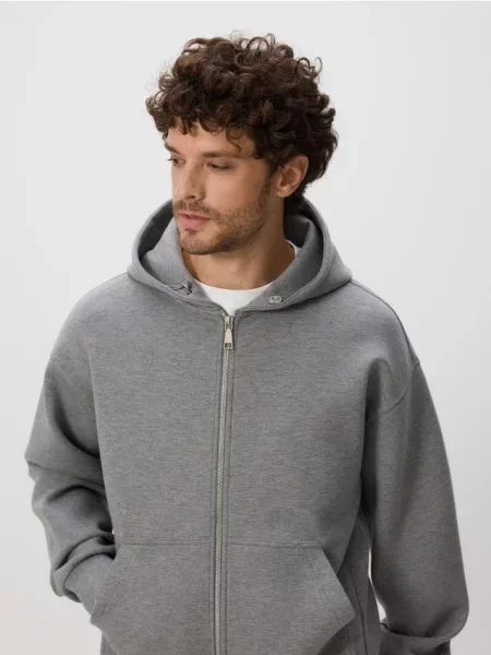 Худи Reserved серое