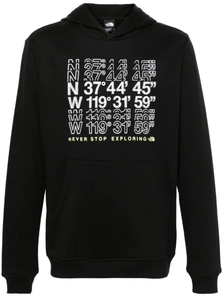 Hanorac cu glugă The North Face negru