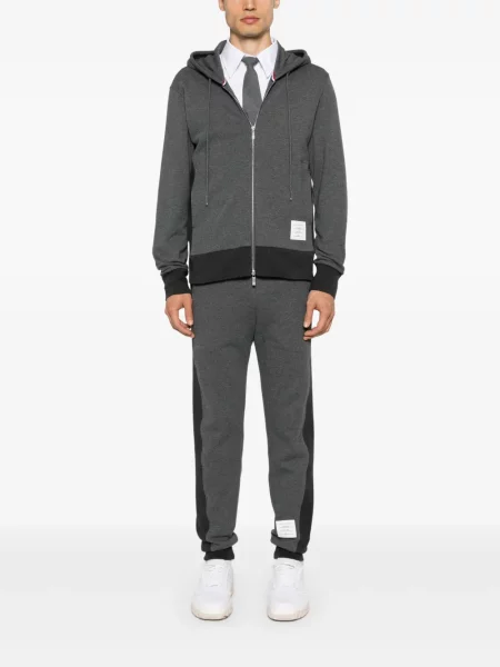 Hanorac cu glugă Thom Browne gri