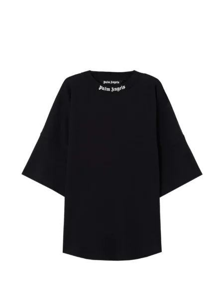 Tricou Palm Angels cu autograf negru