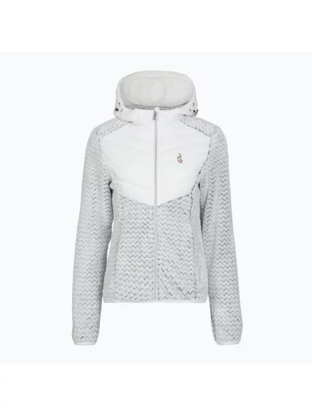 Geacă hibrid pentru femei Aulp Clem Hooded Hybrid white 1 alb