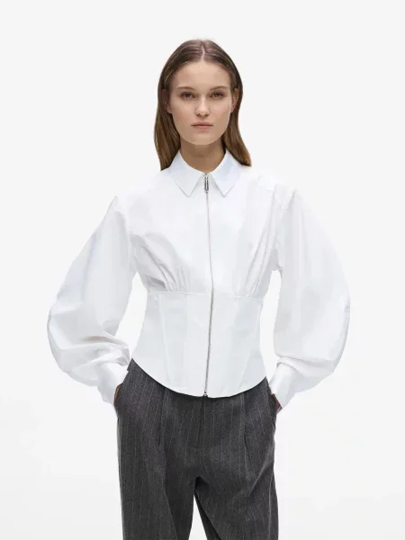 Karl Lagerfeld Bluză alb