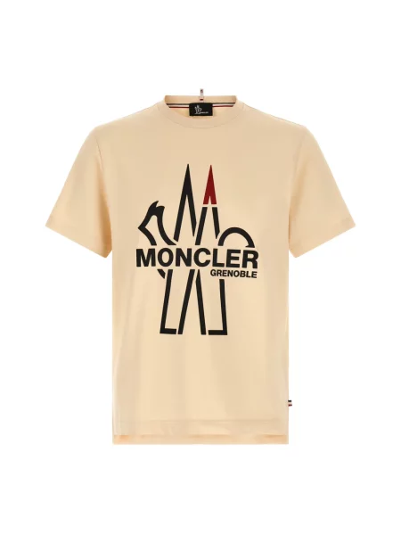 Koszulka polo Moncler beżowa