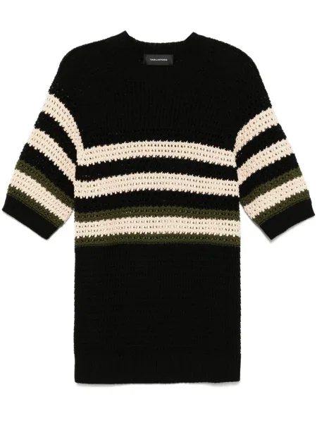 Pruhovaná košile Tagliatore černá