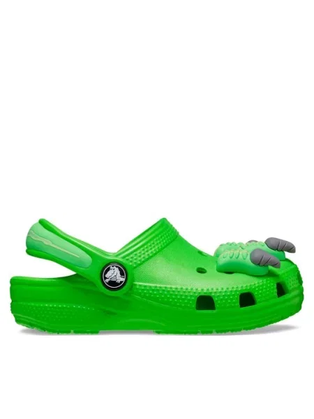 Классические шлепанцы Crocs зеленые