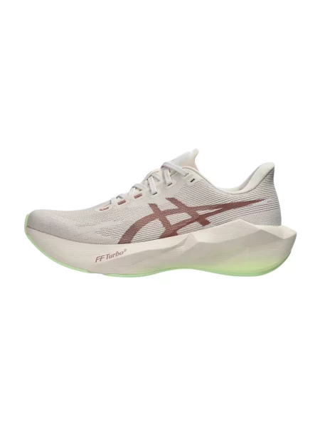 Buty do biegania ASICS Novablast 6 rose dust/illuminate yellow beżowe