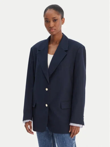 Tommy Jeans Sacou Bleumarin Boyfriend Fit