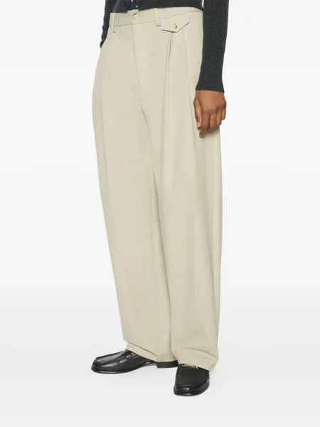 Pantaloni Maison Kitsune plisate