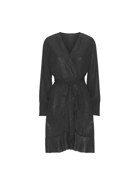 Sukienka kopertowa American Dreams kopertowa czarna