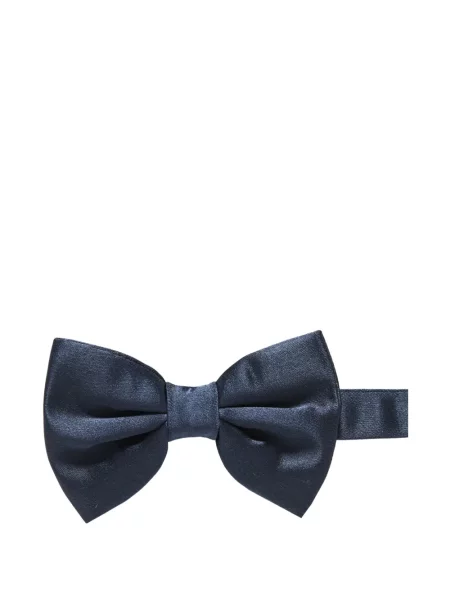 Cravată Corneliani cu funde din satin albastru