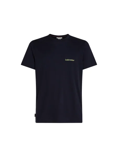 ICEBREAKER Póló Tech Lite tengerészkék / világos sárga