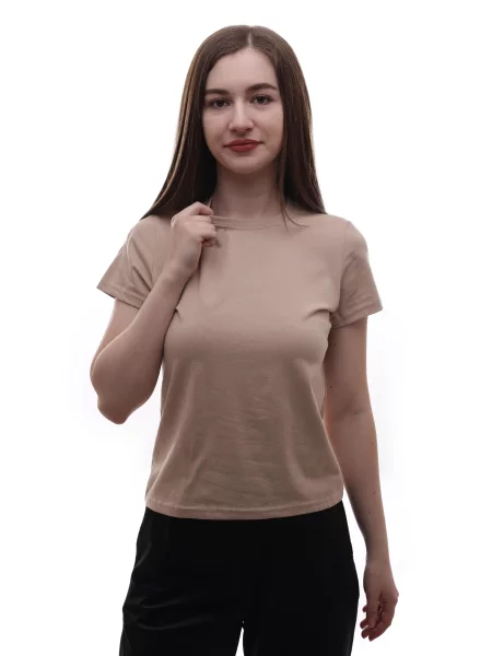 Футболка STREAM віскоза/поліестер бежевий