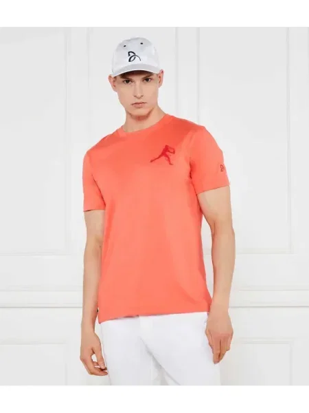 Lacoste Tricou Lacoste Tennis x Novak Djokovic portocaliu