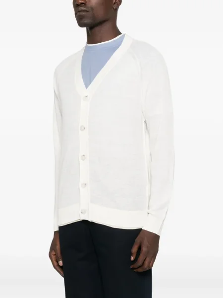 Cardigan Paolo Pecora alb