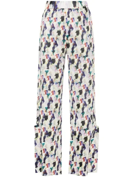 Pantaloni Henrik Vibskov cu model floral cu imagine