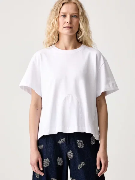 MUNTHE tricou pentru femei din VUPITER alb