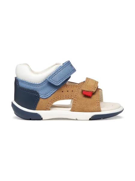 Geox sandály SANDAL ZAPITO hnědé