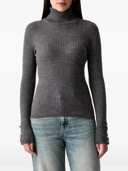 Lung tricou Luisa Spagnoli tricotate gri
