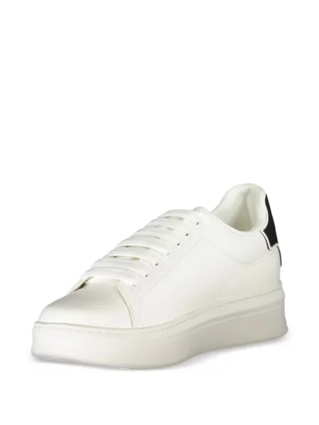 Sneakerși Gaelle chunky cu autograf alb