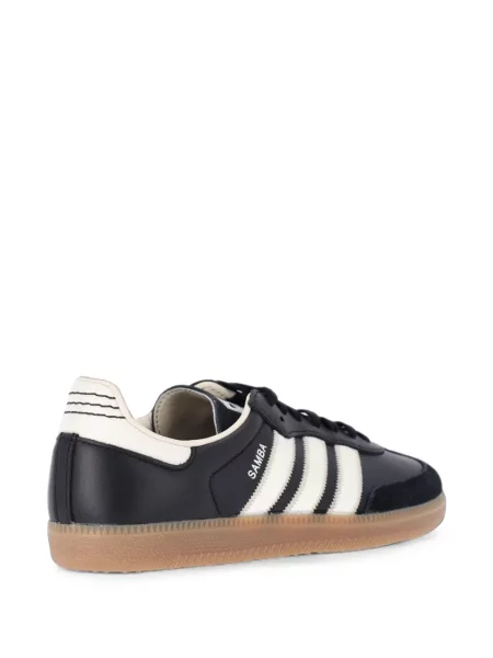 Sneakerși Adidas Samba din piele negru