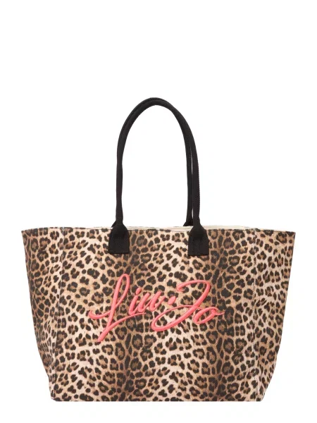 Liu Jo Nakupovalna torba rjava / kapučino / svetlo roza črna