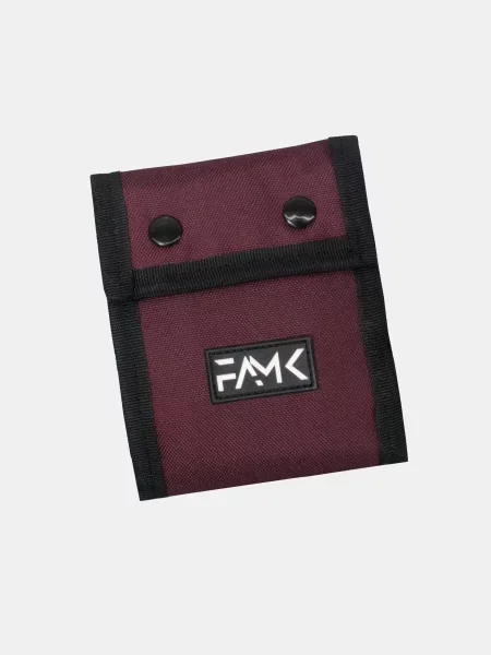 Кошелек Famk бордовый