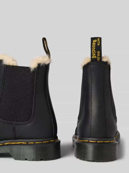 Buty chelsea z naszywką z logo model ‘Leonore’ Dr. Martens czarne