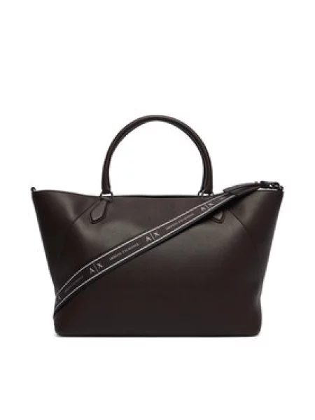 Ročna torba Armani Exchange Temno rjava