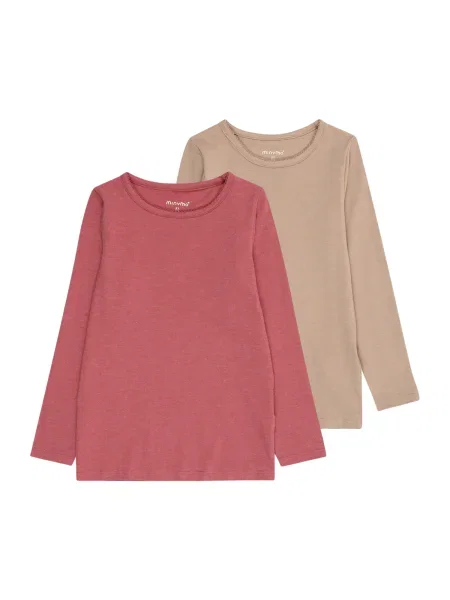 MINYMO Tricou / roșu deschis bej