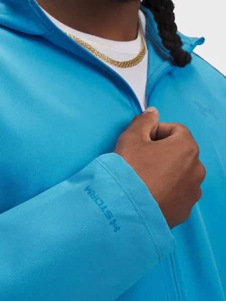 Ветровка Under Armour с капюшоном синяя
